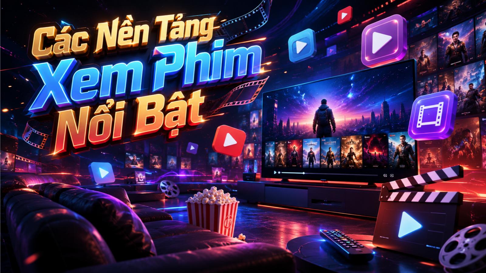 Các nền tảng xem phim nổi bật