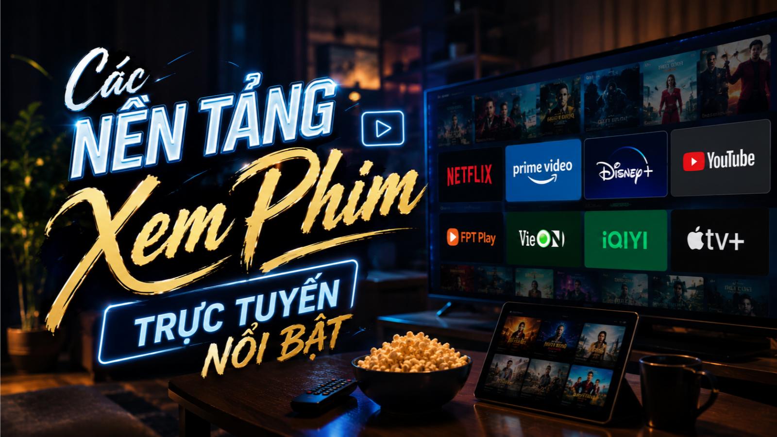 Các nền tảng xem phim trực tuyến nổi bật