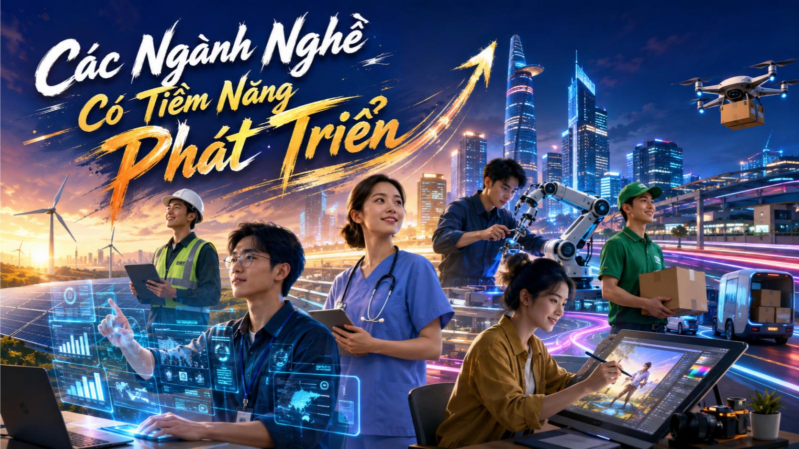 Các ngành nghề có tiềm năng phát triển