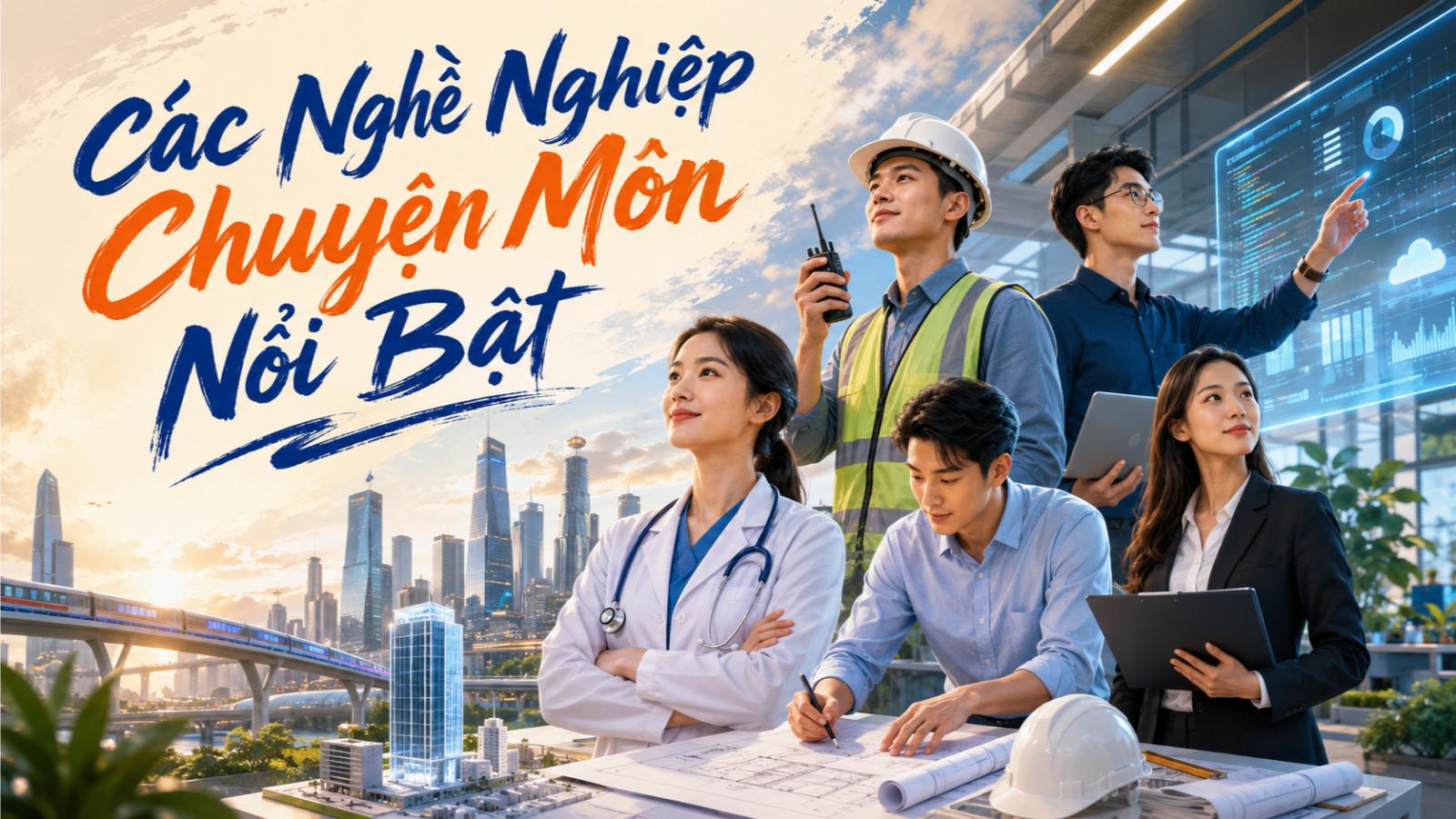 Các nghề nghiệp chuyên môn nổi bật