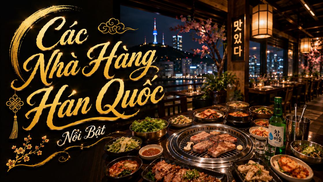 Các Nhà Hàng Hàn Quốc Nổi Bật