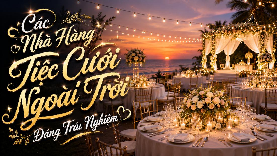 Các Nhà Hàng Tiệc Cưới Ngoài Trời Đáng Trải Nghiệm