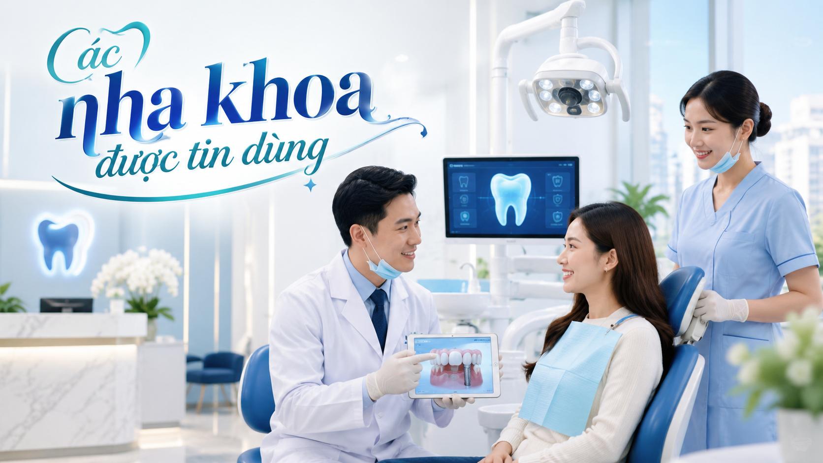 Các nha khoa được tin dùng