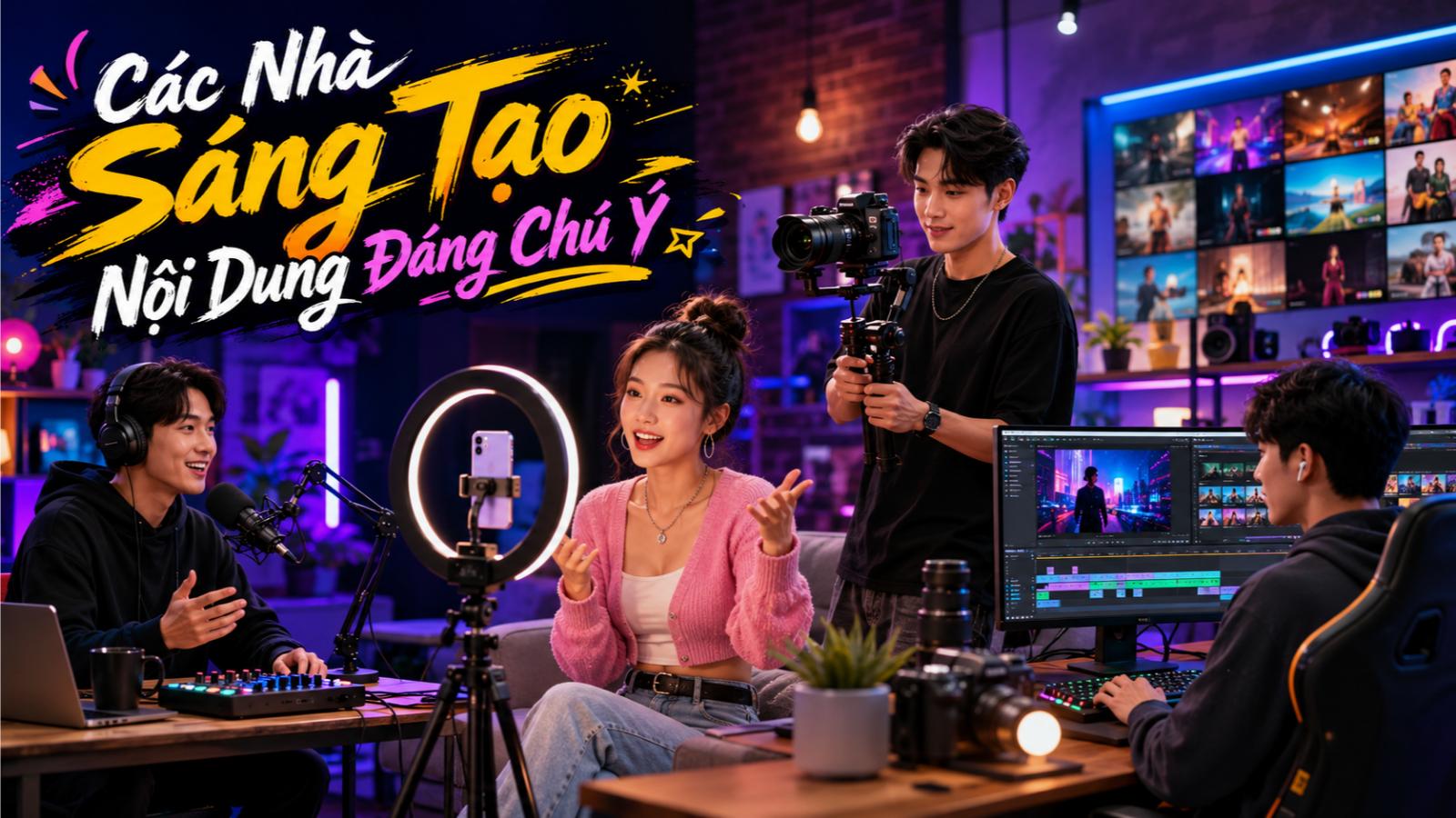 Các nhà sáng tạo nội dung đáng chú ý