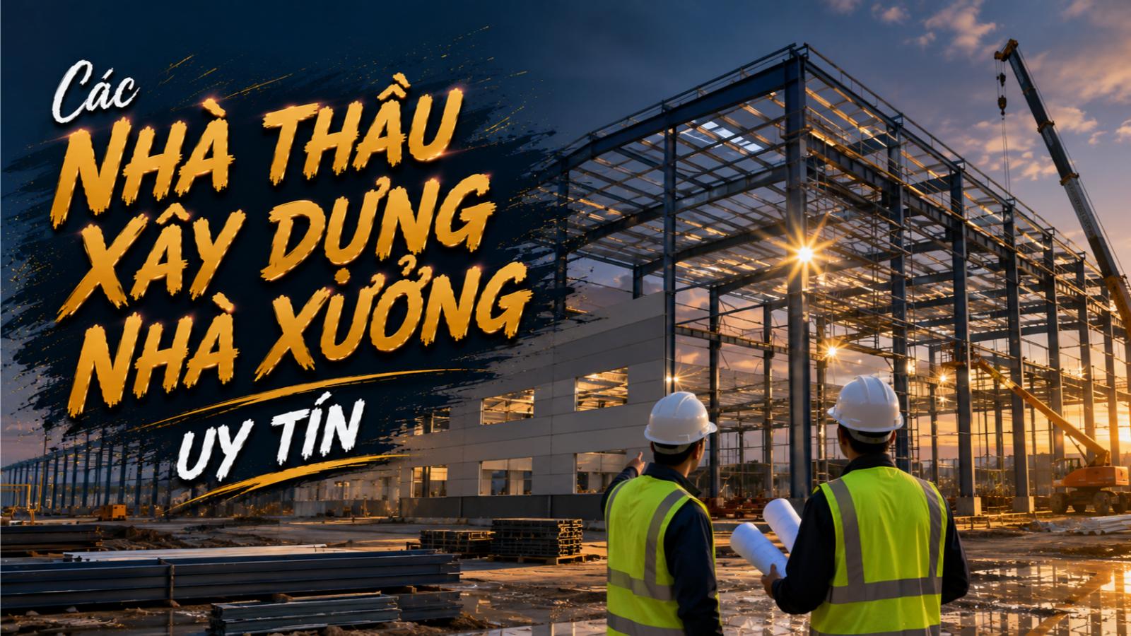 Các nhà thầu xây dựng nhà xưởng uy tín