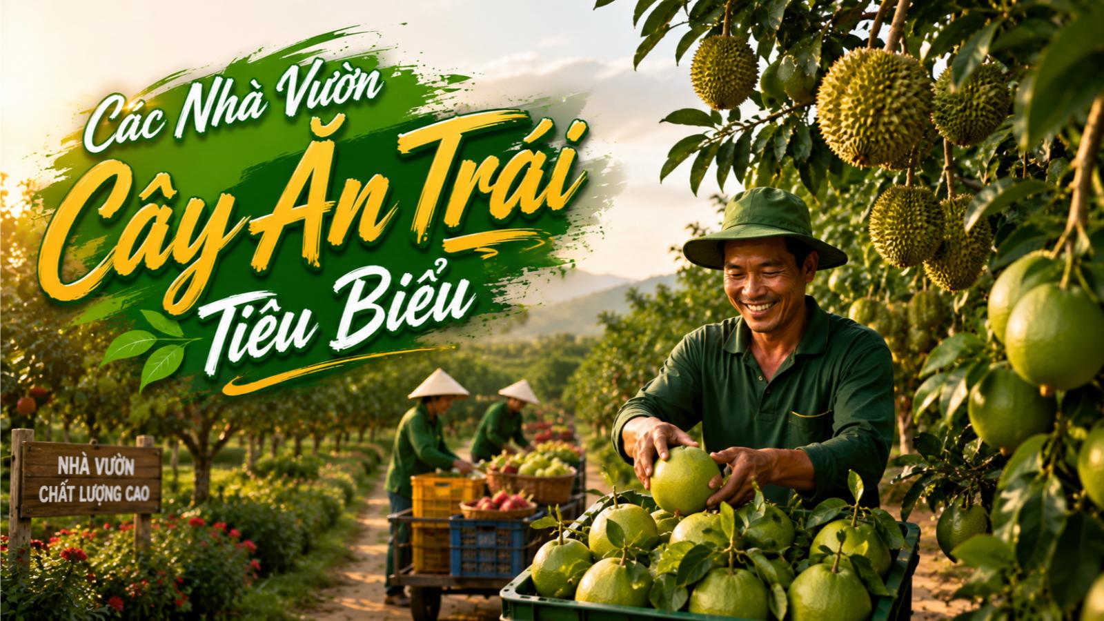 Các nhà vườn cây ăn trái tiêu biểu