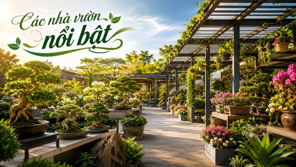 Các nhà vườn nổi bật