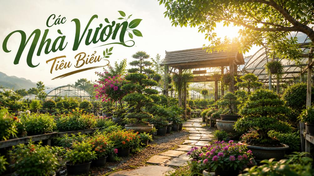 Các nhà vườn tiêu biểu