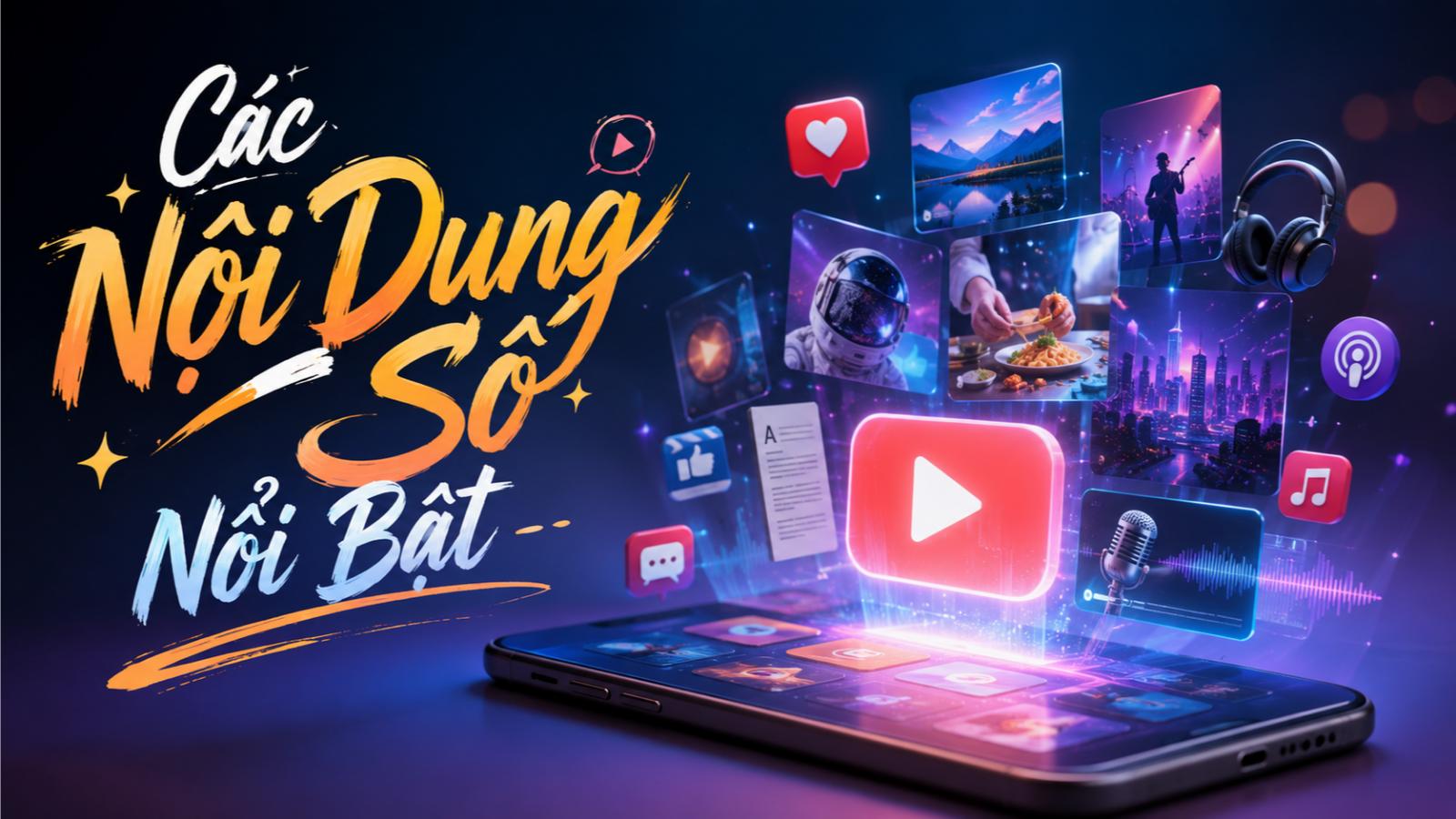 Các nội dung số nổi bật