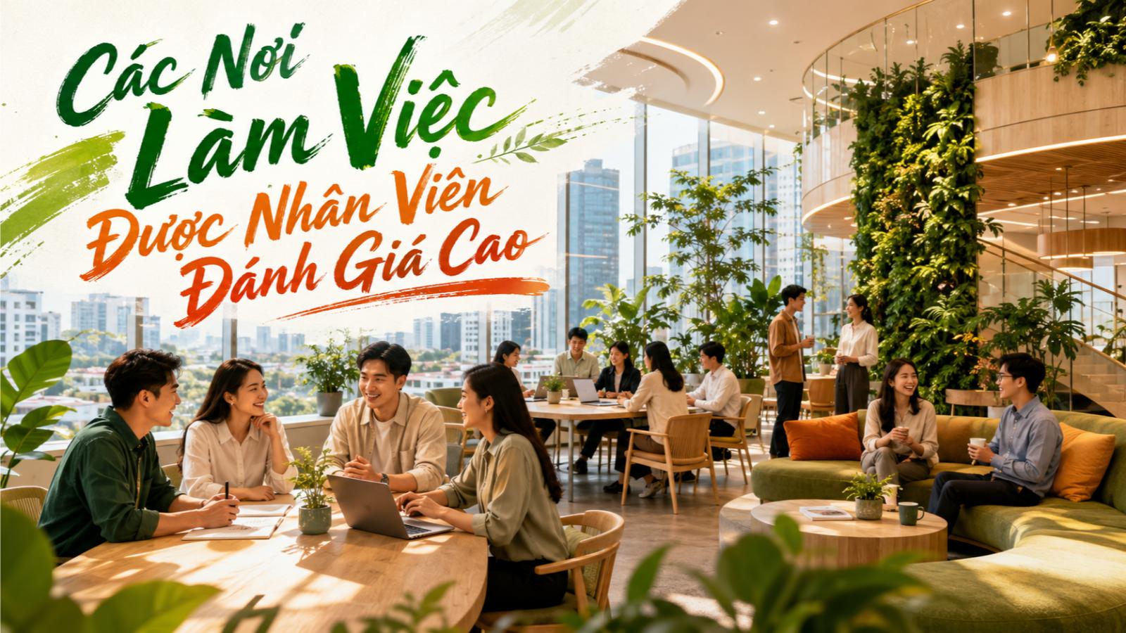 Các nơi làm việc được nhân viên đánh giá cao
