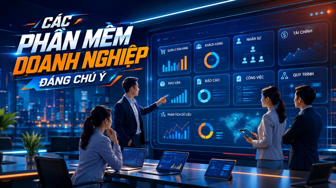 Các phần mềm doanh nghiệp đáng chú ý