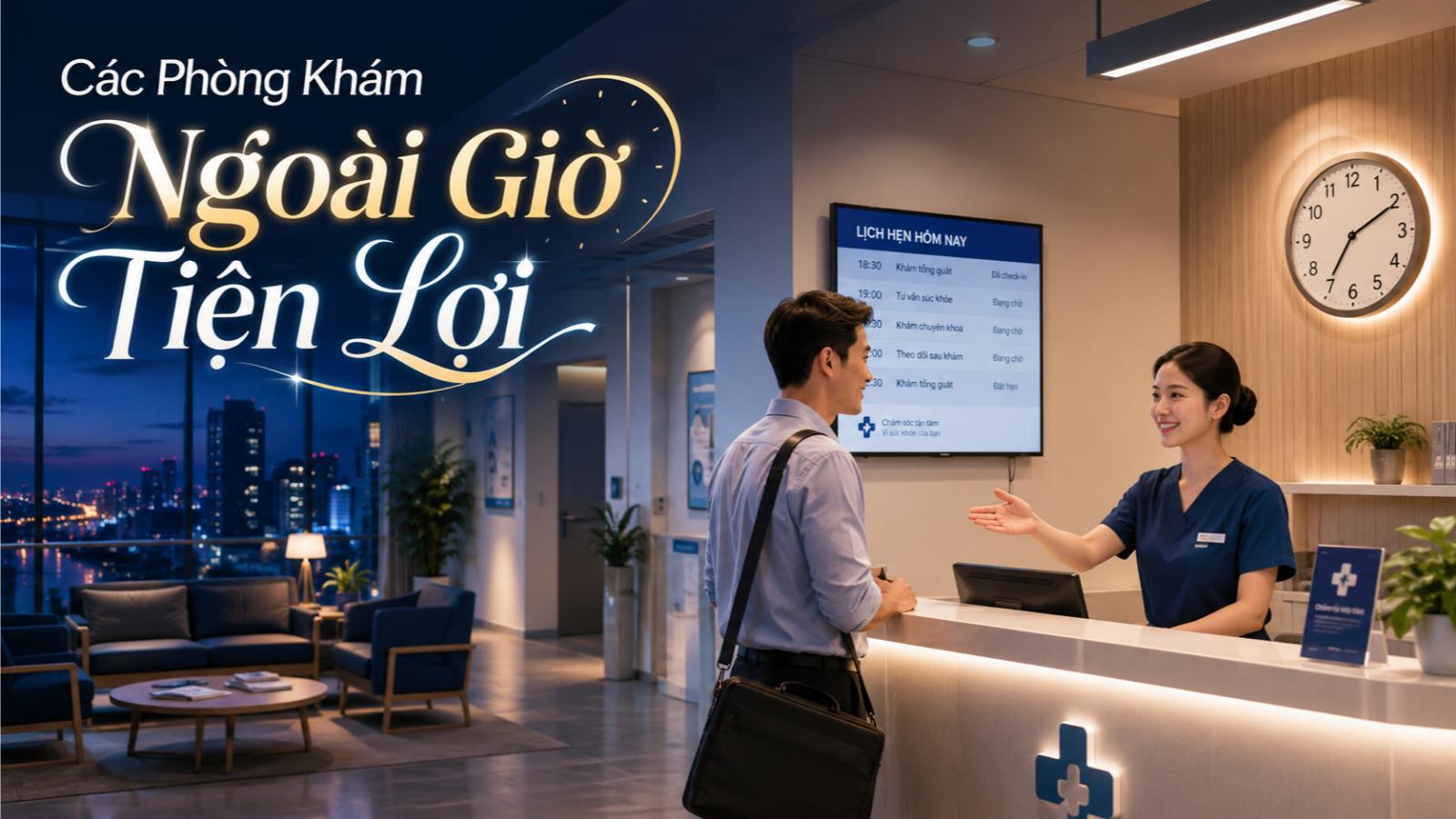 Các phòng khám ngoài giờ tiện lợi
