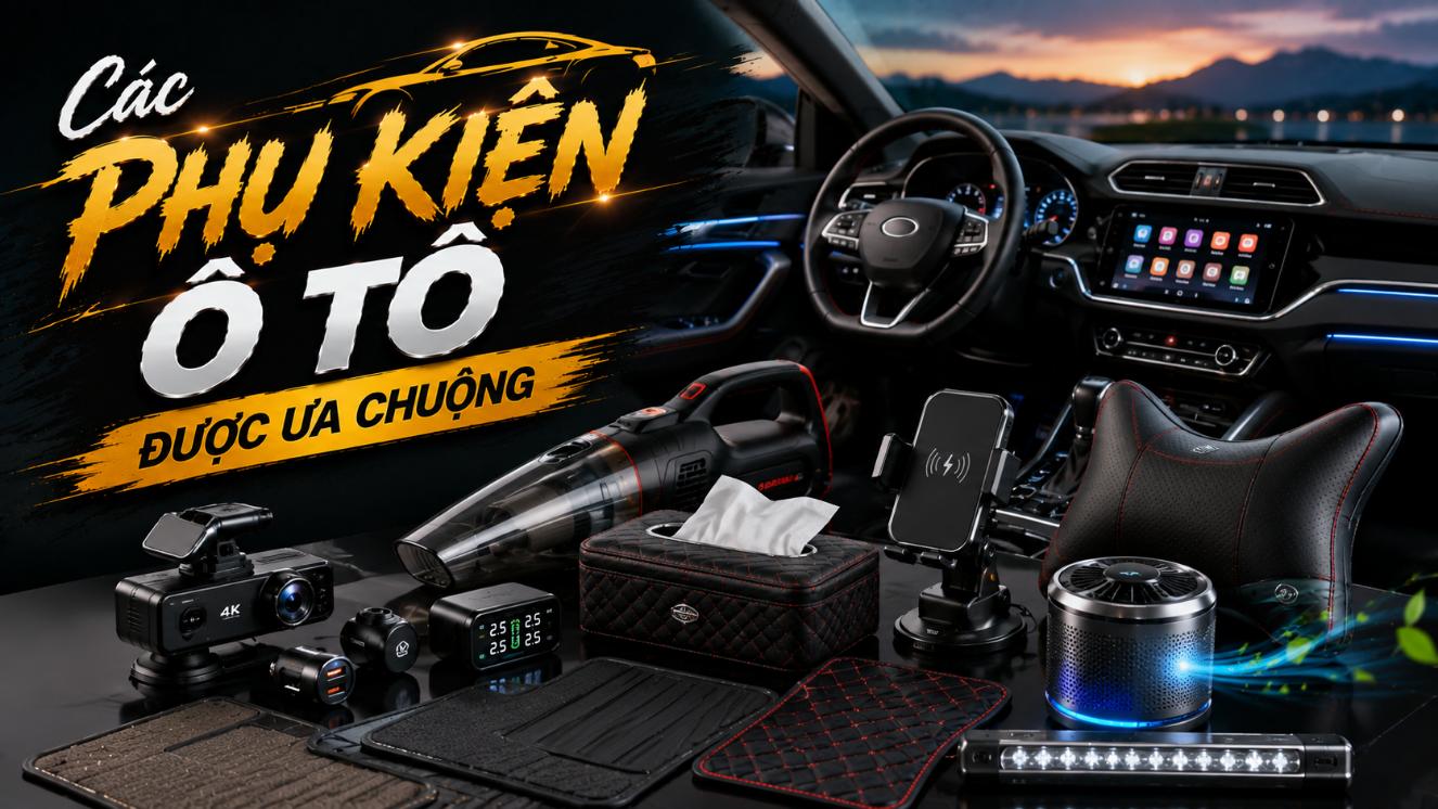 Các phụ kiện ô tô được ưa chuộng