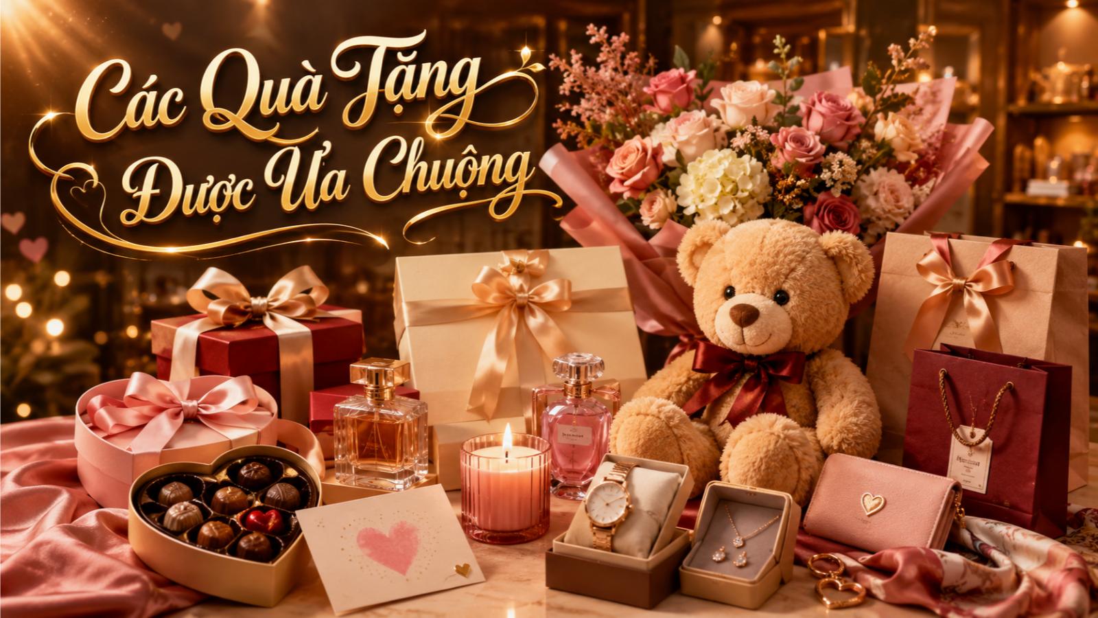 Các quà tặng được ưa chuộng