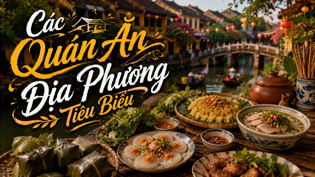 Các quán ăn địa phương tiêu biểu