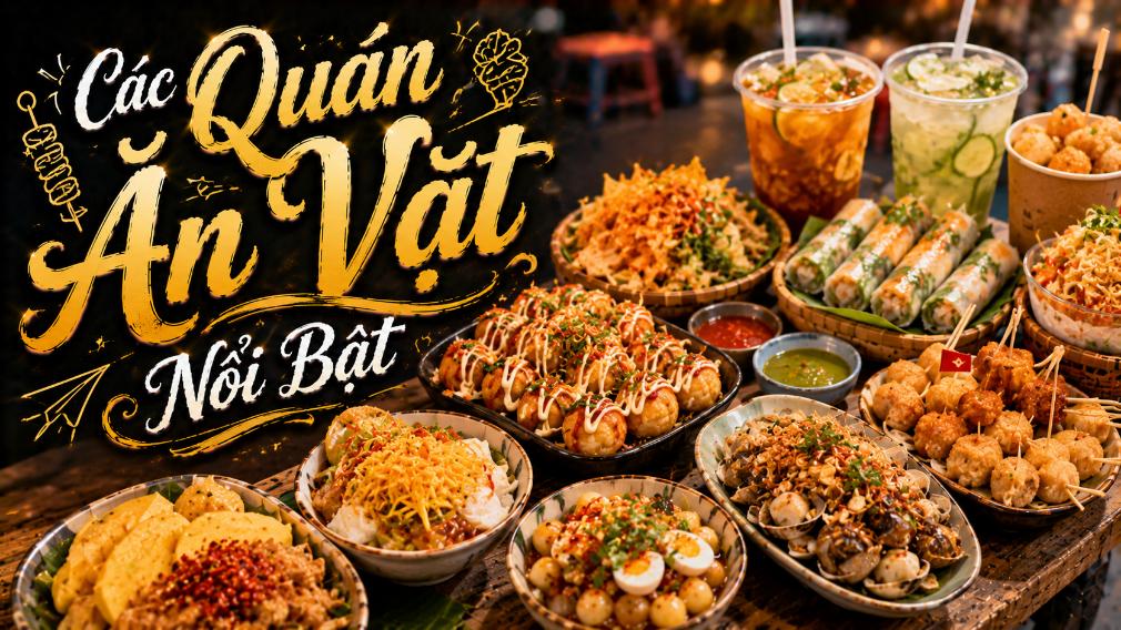 Các Quán Ăn Vặt Nổi Bật
