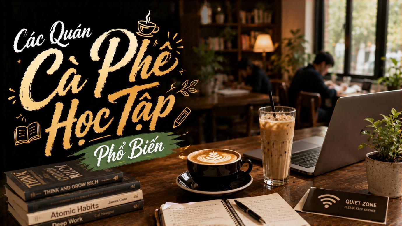Các Quán Cà Phê Học Tập Phổ Biến