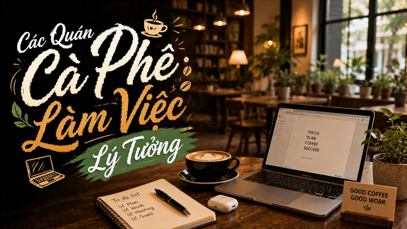 Các Quán Cà Phê Làm Việc Lý Tưởng