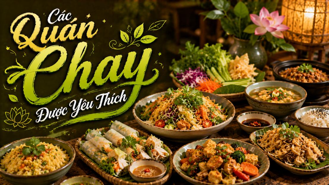 Các Quán Chay Được Yêu Thích