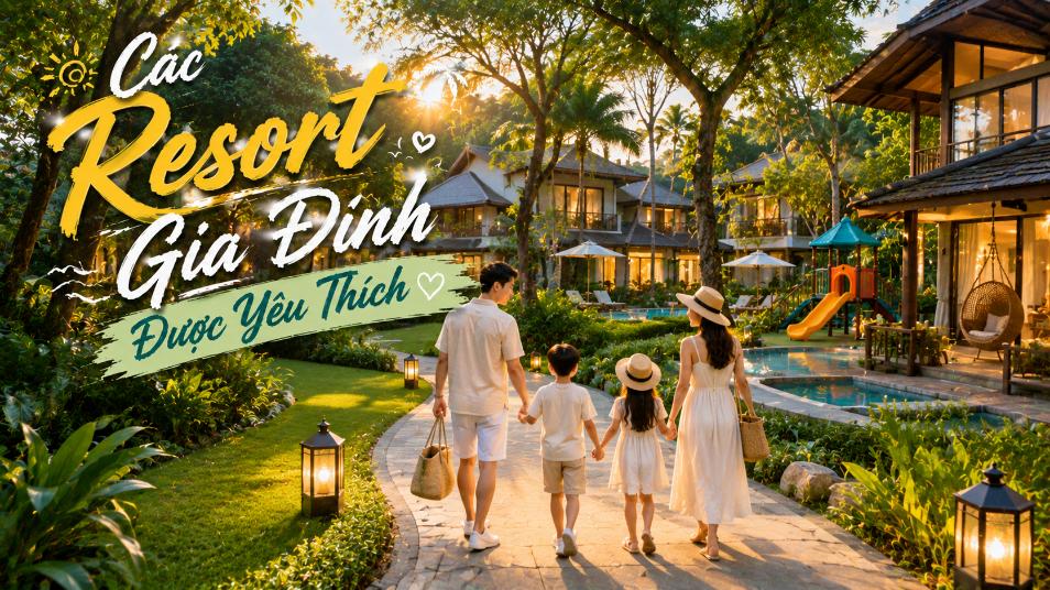 Các resort gia đình được yêu thích