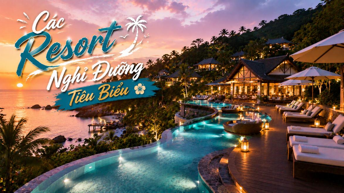 Các resort nghỉ dưỡng tiêu biểu