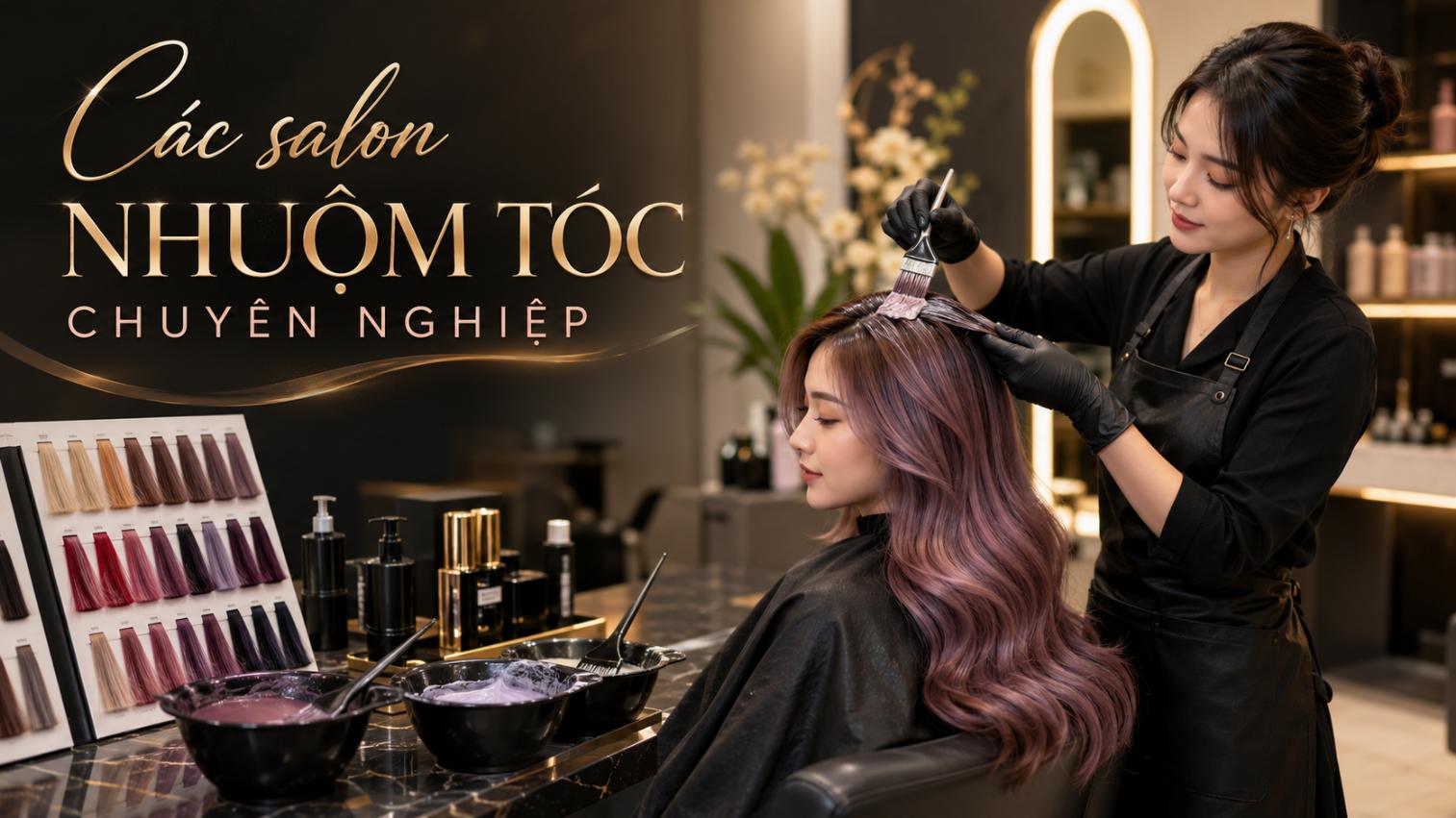 Các salon nhuộm tóc chuyên nghiệp