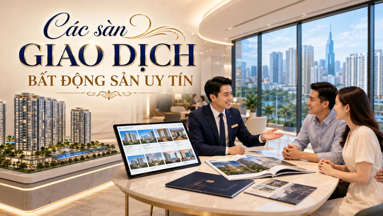 Các sàn giao dịch bất động sản uy tín