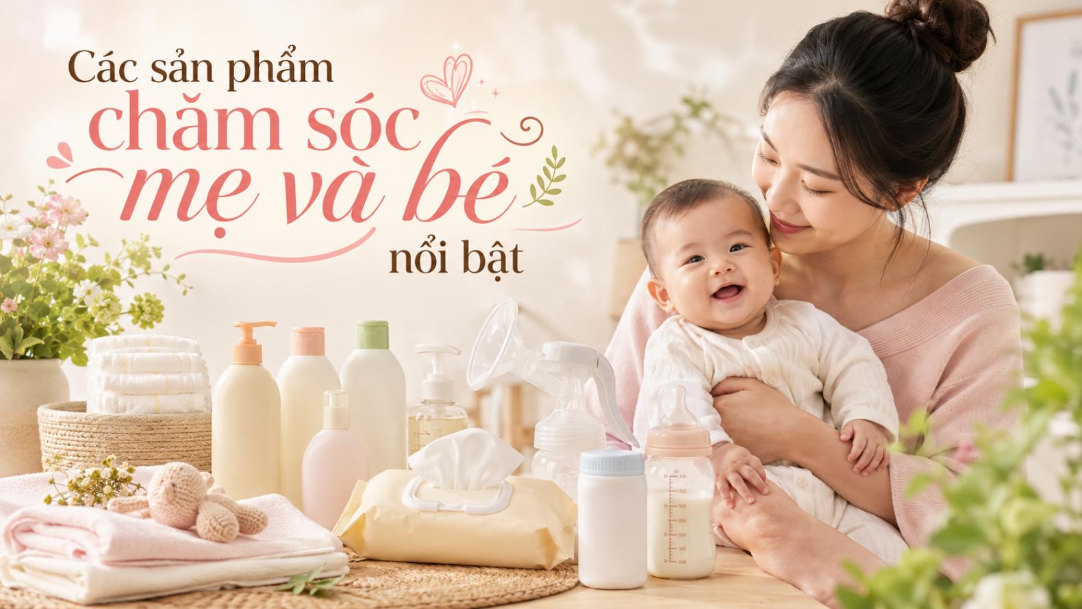 Các sản phẩm chăm sóc mẹ và bé nổi bật
