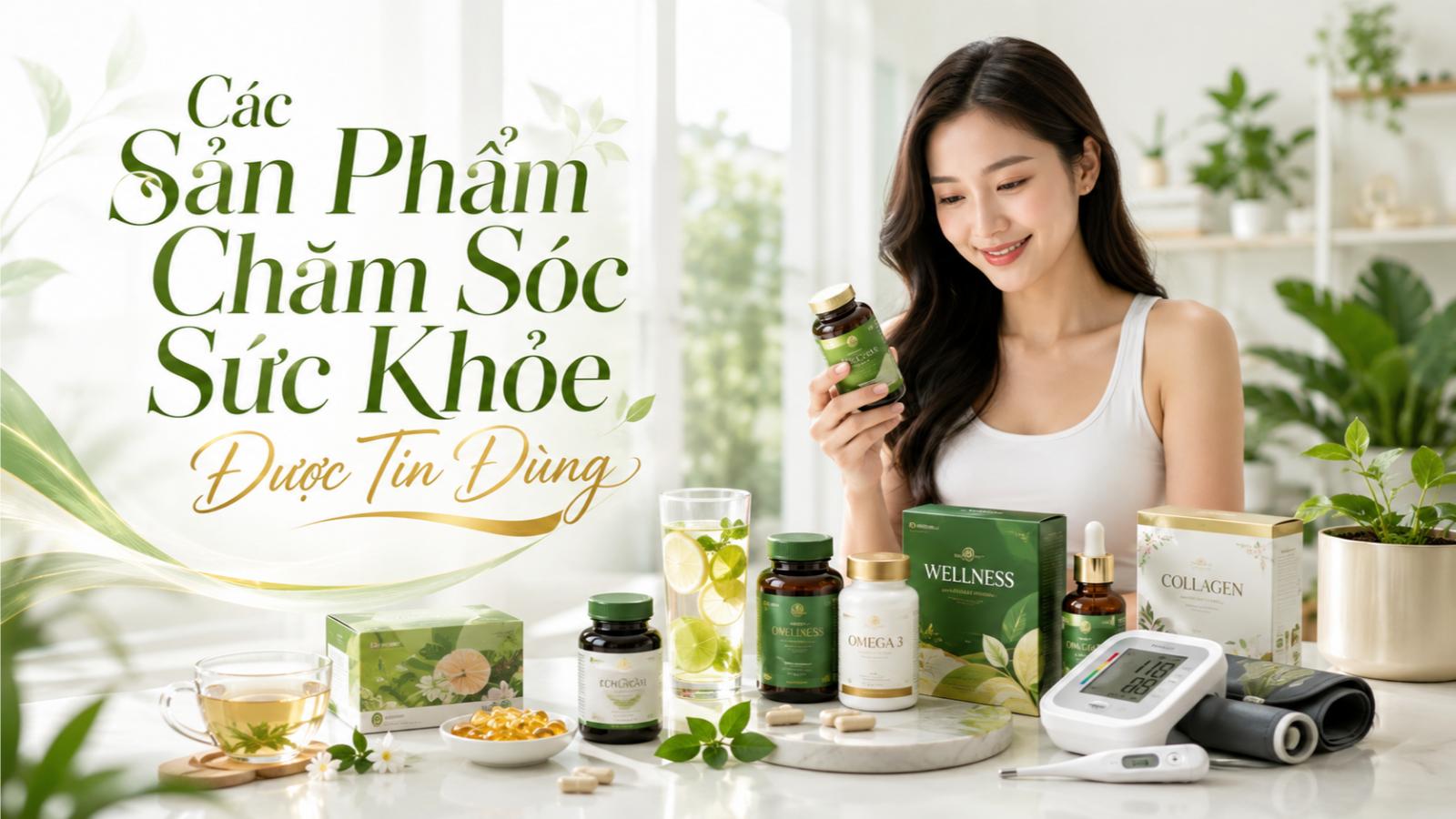 Các sản phẩm chăm sóc sức khỏe được tin dùng