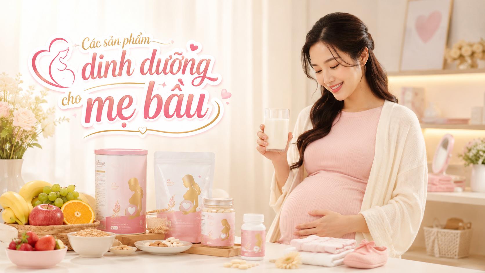 Các sản phẩm dinh dưỡng cho mẹ bầu