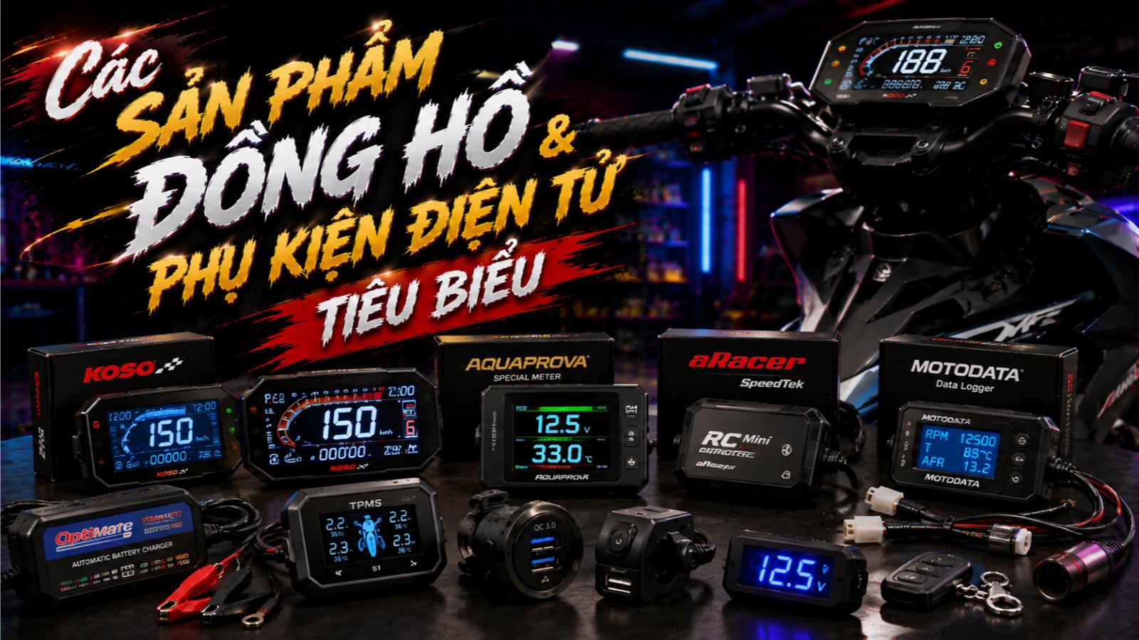 Các sản phẩm đồng hồ và phụ kiện điện tử tiêu biểu