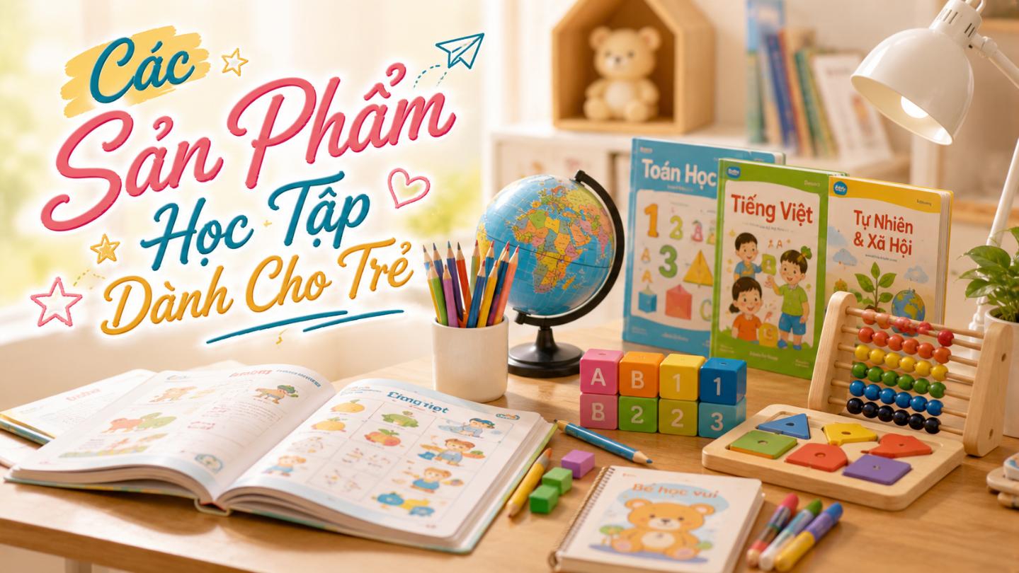 Các sản phẩm học tập dành cho trẻ