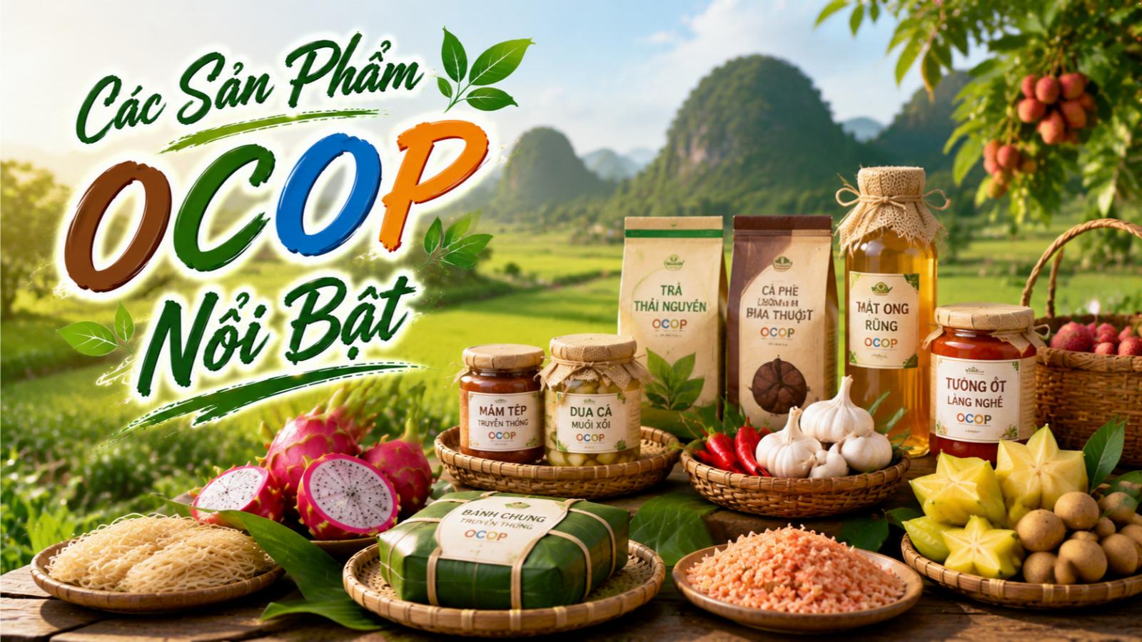 Các sản phẩm OCOP nổi bật