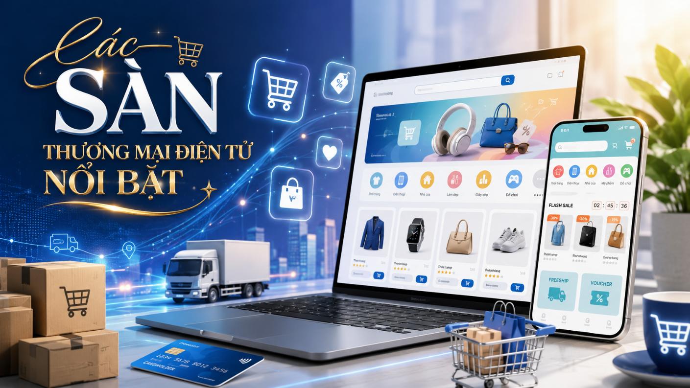 Các sàn thương mại điện tử nổi bật