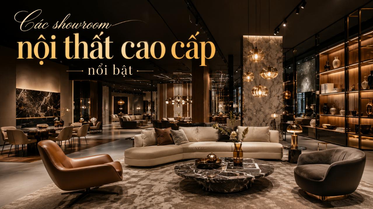 Các showroom nội thất cao cấp nổi bật