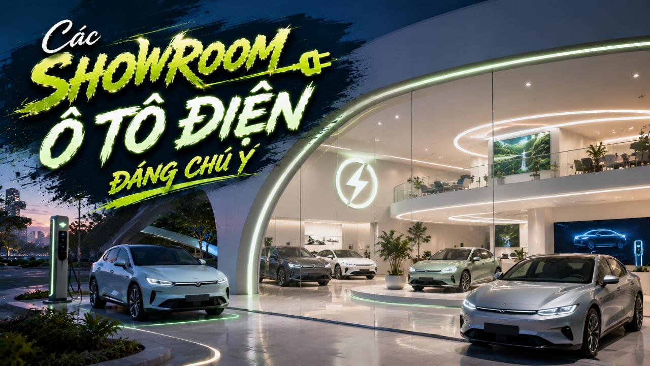 Các showroom ô tô điện đáng chú ý