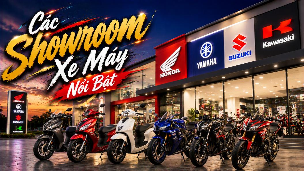 Các showroom xe máy nổi bật