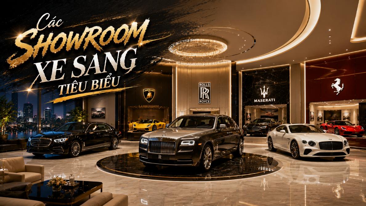 Các showroom xe sang tiêu biểu