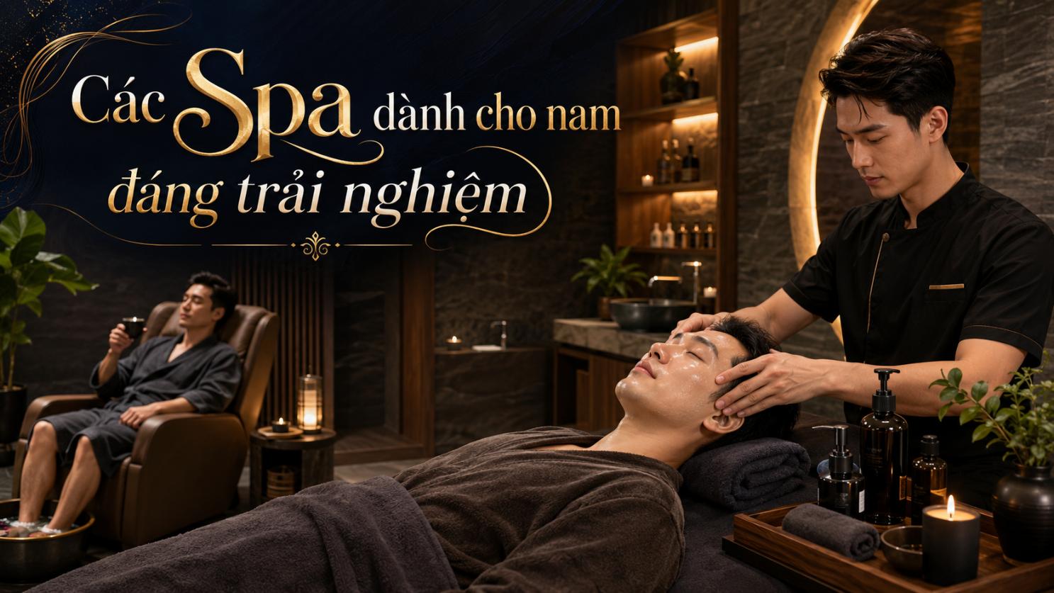 Các Spa dành cho nam đáng trải nghiệm