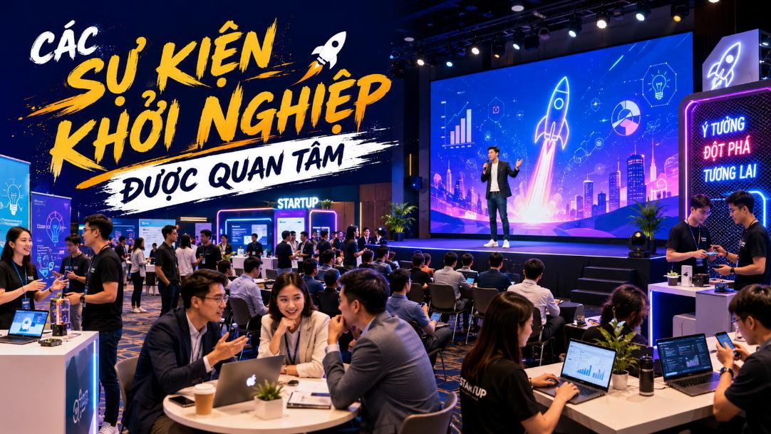 Các sự kiện khởi nghiệp được quan tâm