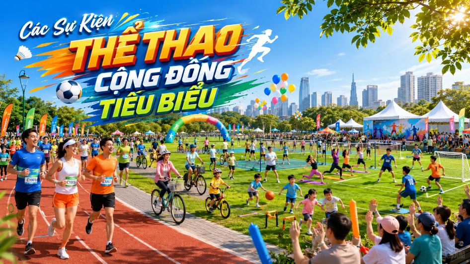 Các sự kiện thể thao cộng đồng tiêu biểu