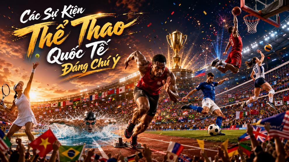 Các sự kiện thể thao quốc tế đáng chú ý