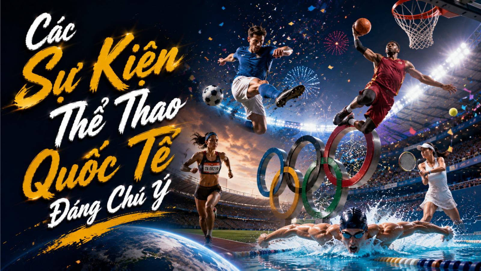 Các sự kiện thể thao quốc tế đáng chú ý