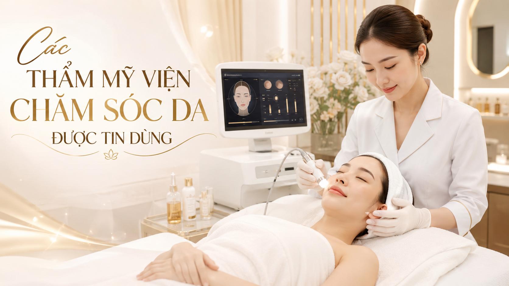 Các thẩm mỹ viện chăm sóc da được tin dùng