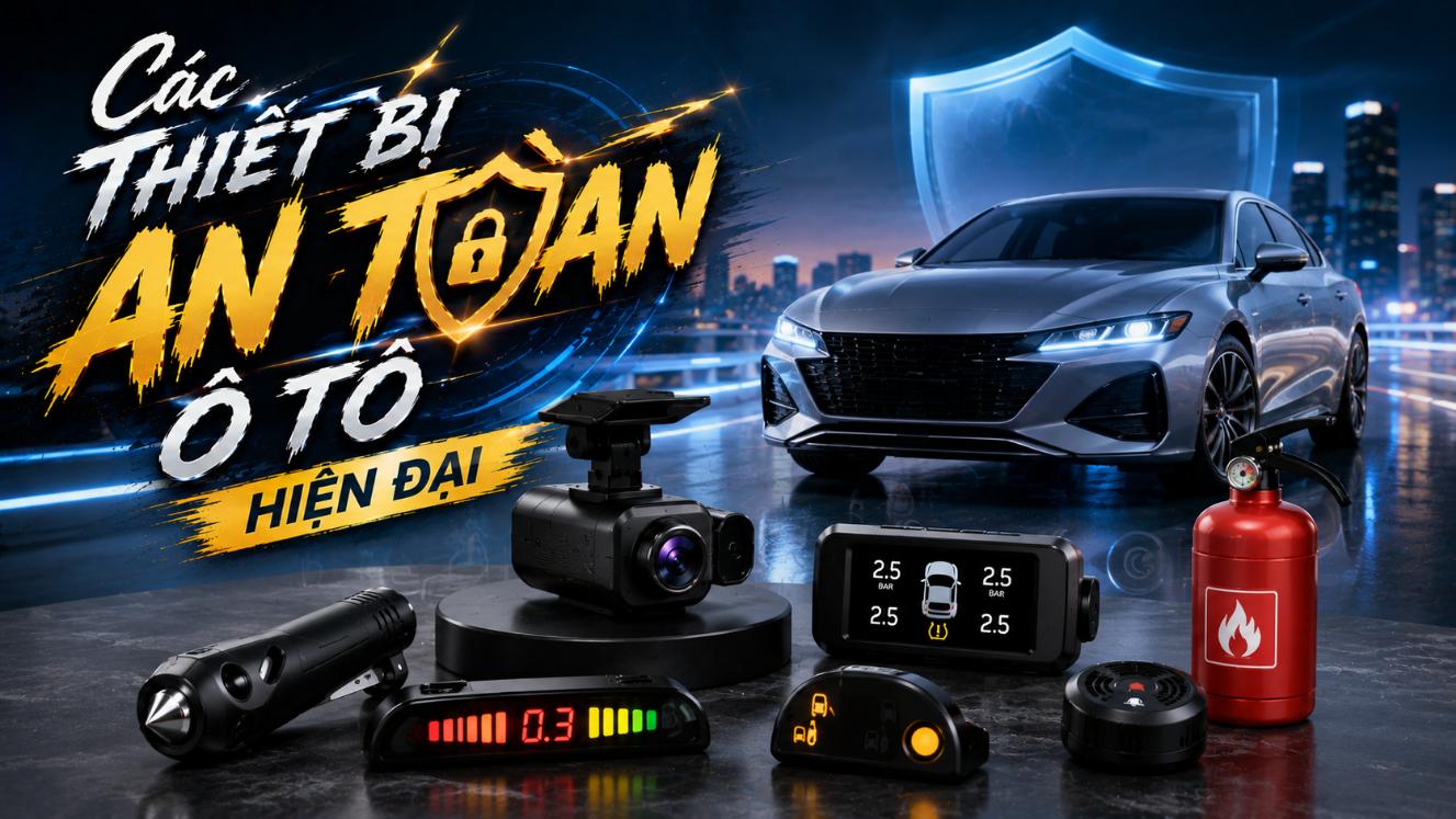 Các thiết bị an toàn ô tô hiện đại