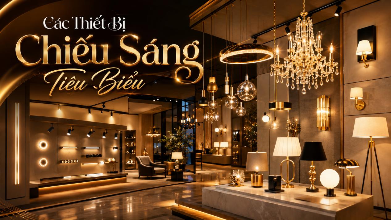 Các thiết bị chiếu sáng tiêu biểu