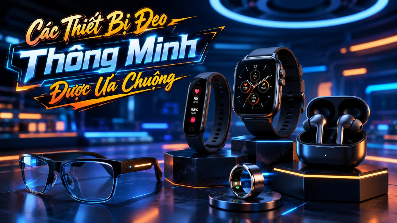 Các thiết bị đeo thông minh được ưa chuộng