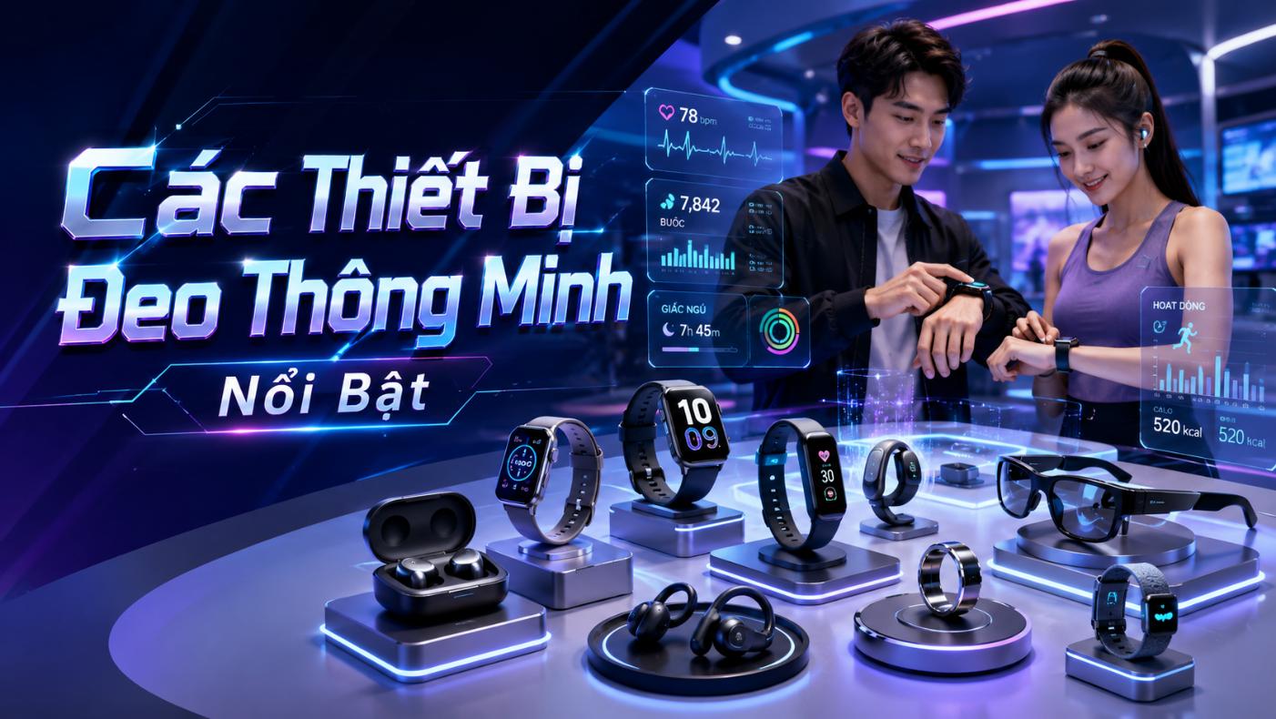Các thiết bị đeo thông minh nổi bật