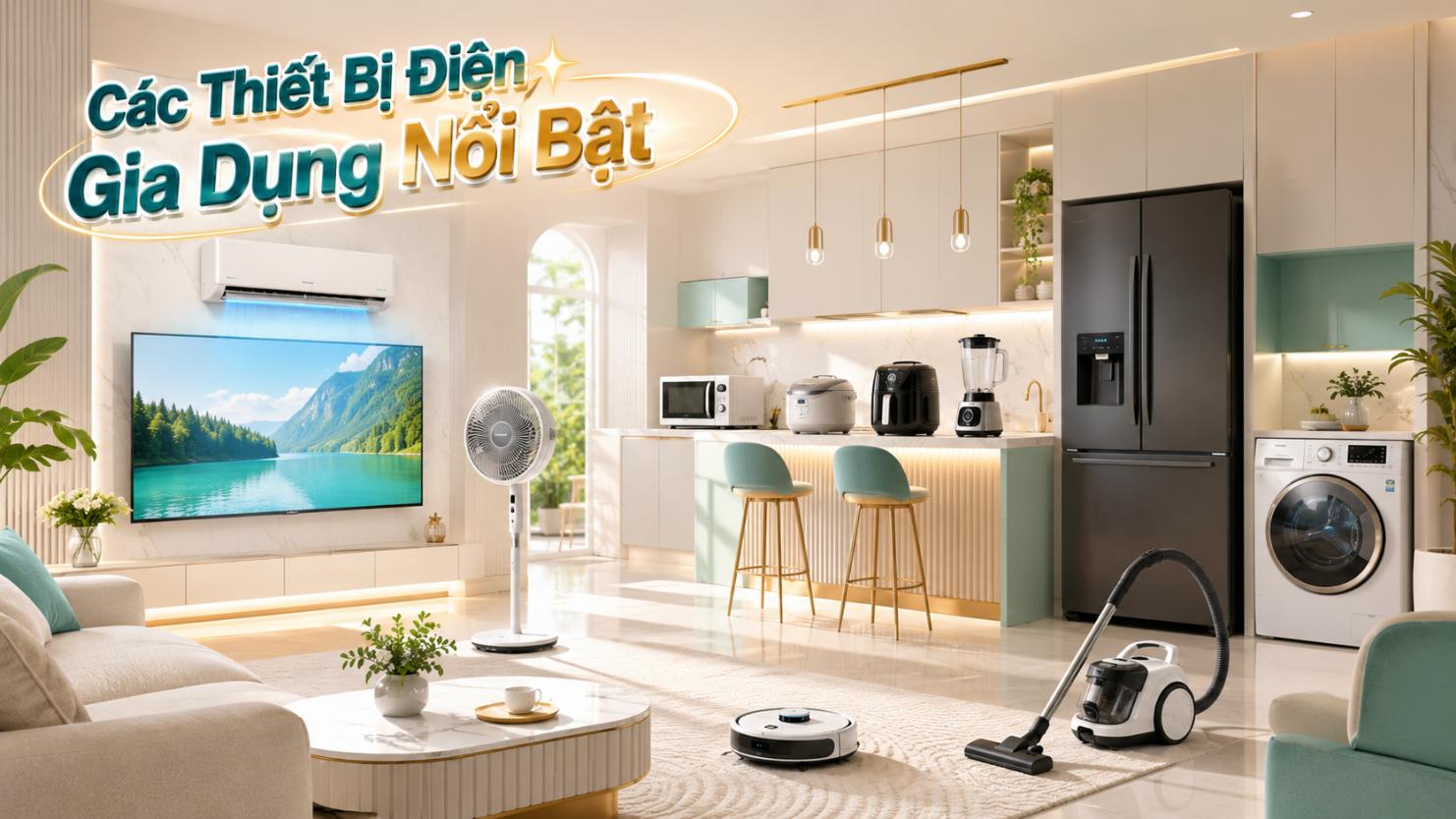 Các thiết bị điện gia dụng nổi bật