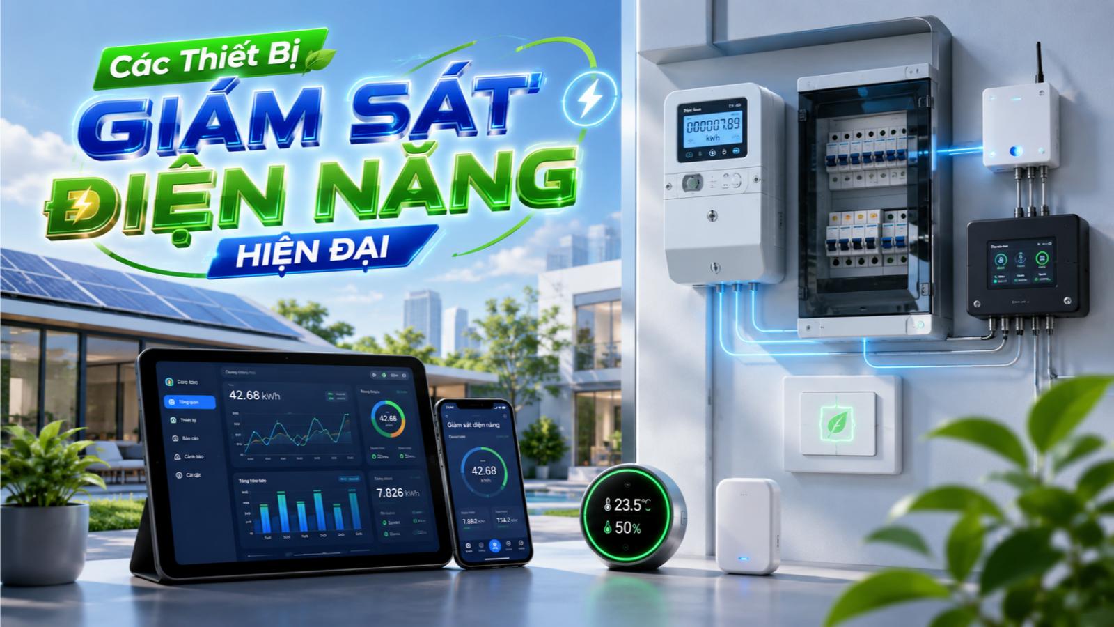 Các thiết bị giám sát điện năng hiện đại